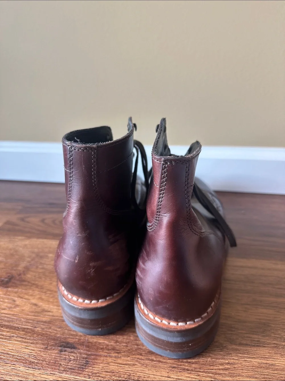 Thursday Boot Company Mens Captain Brown Leather Lace Up Ankle Boots Size US 11